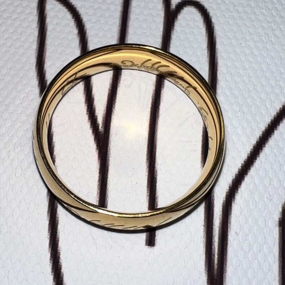 Godyce 18 K gold plated Lord of the rings